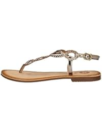 GIOSEPPO Dylana mujer 39222 de cuero marrón sandalias de tiras