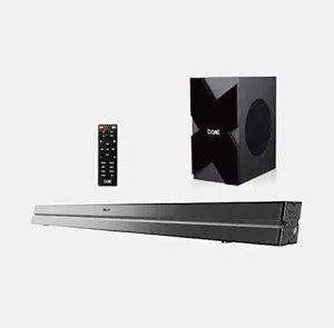 Nutrix Technologies- Boat AAVANTE BAR 2000 160W Bluetooth Soundbar with 2.1 Channel Boat Signature Sound, Wireless Subwoofer, Multiple Compatibility Modes,