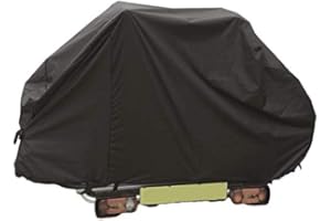 BAGS AND COVERS DIRECT Motor home/Caravan 2 Bike Cover with Webbings for a Tow Ball or A-Frame Mounted Bike Racks (Grey)