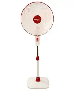 ORIENT Electric Pedestal Fan-32 with Easy Wheels, (White, 400mm-16)