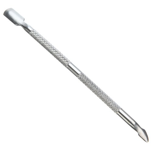 Stainless Steel Cuticle Nail Art Spoon Pusher Remover Manicure Scraper Tool (style 2)