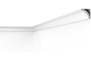 NOEL & MARQUET B5 NOMASTYL Moulure de plafond - 50 x 50 x 2000 mm - NOËL & MARQUET - une marque de NMC - Polystyrène