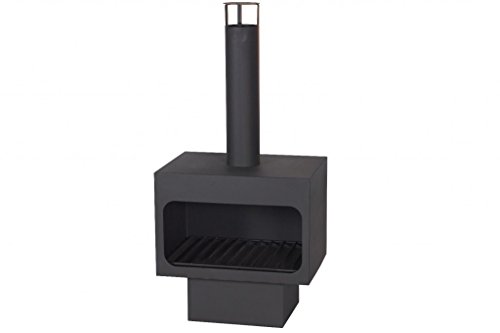 We Are Shopping Gartenkamin, Terrassenofen, Terrassen-Kamin Arizona Lackiert, 56 x 40 x 115 cm - 2