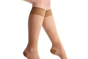 Chaussettes de contention Secret Classe 2 Thuasne Venoflex Beige Bronzant Taille 1 Hauteur Normal