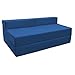 Double Fold Out Water Resistant Z Bed Sofa COVER ONLY in Blue