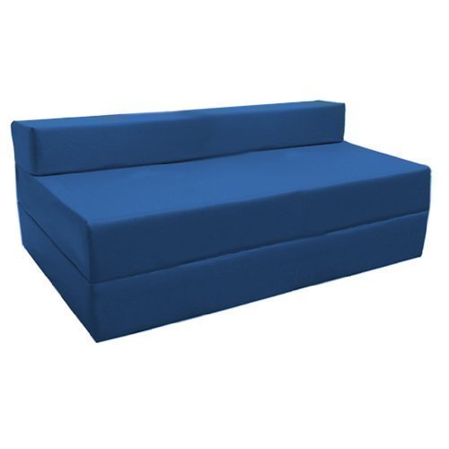 Double Fold Out Water Resistant Z Bed Sofa COVER ONLY in Blue