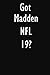 Produktbild Got Madden NFL 19: Madden NFL 19 Diary Journal