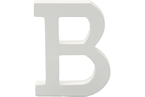 HOME SOLAZZIA Lettere e numeri in legno decorativo 15 cm (B)