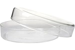 LABBOX KENZIUM - Pack 12 x Placas de Petri | Diámetro 60 mm | Vidrio Borosilicato 3.3 | Ideal para Laboratorio y Educación