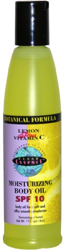 Clear Essence Lemon+Vitamin C Body Oil 120 ml (Pack of 2)
