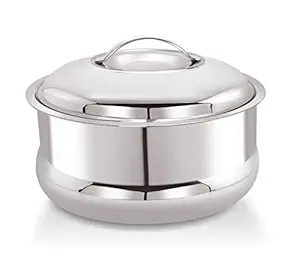 WARMEO Stainless Steel Solid Casserole - 1500ml, Silver