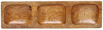Seashell Brown Condiment Tray 45.72 x 38.1 cm, For Kitchen Tools, Perfect Housewarming Gift