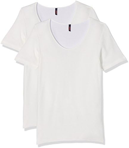 Dodo Homewear Women's Dof.26.Tmc Thermal Top, Blanc (Blanc), 12 pack of 2