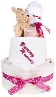 2 Tier Labour Of Love Nappy Cake