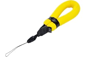 JJC Correa de muñeca flotante para Olumpus TG-7 TG-6 TG-5 TG-4, Nikon W300 W100 Gopro Panasonic y otras cámaras submarinas, amarillo, Small