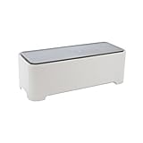 Diseño minimalista y compacto con acabado premium, se integra dentro de la decoración del hogar como un accesorio de adorno más.