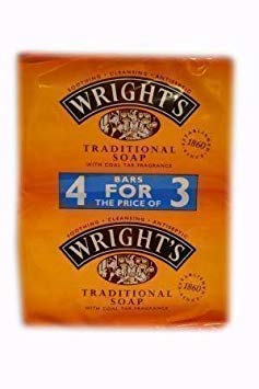 Wrights Coal Tar Soap 4 X 125g X 6 by Wright's