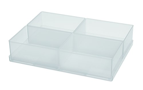 raaco Einsatzset, Ordnungssysteme, Typ 55 A: 4xA7-1, transparent, 136471