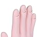Elite99 Duable Trainer Training Movable False Model Hand Plastic Flectional Nail Art Acrylic Tip DIY Manicure Tool Oyster White