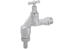 SCHLÖSSER ARMATUREN JS AUSLAUFVENTIL 1/2" C. RB M. SV DVGW, SCHW. NICKELFREI GEM. TVO