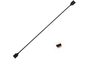 NMD&LR Computer Motherboard Extension Cable, RGB Interface Extension Cable, 12V RGB 4-PIN / 5V ARGB 3-PIN 1-4/1-5 Connector Hub (5V-3PIN)