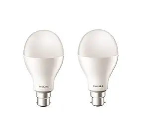 PHILIPS 23W B22 LED Cool Day Light Bulb, Pack of 2