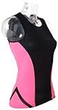 Gamegear Cooltex Running Vest Women - Size: 10 - UK 10 - Color: Black/Fluorescent Pink