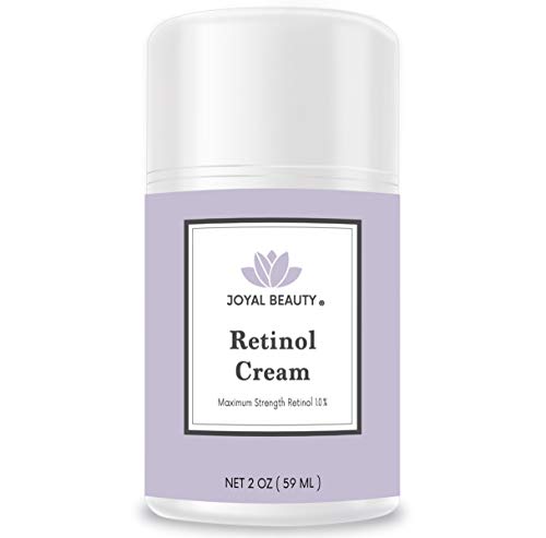 Joyal Beauty Retinol Moisturizer Cream for Face and Eye. Enhanced with Hyaluronic Acid, Squalane, Vitamin B3, B5, E, Argan Oil. Best Night Anti Ageing Moisturizer for Wrinkles, Fine Lines. 2 oz
