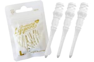 LSTYLE L-Style Dart Tips: Premium Lippoint - 2BA Standard Thread - Plastic Soft Tip Dart Point Replacements (30 and 60 Packs)