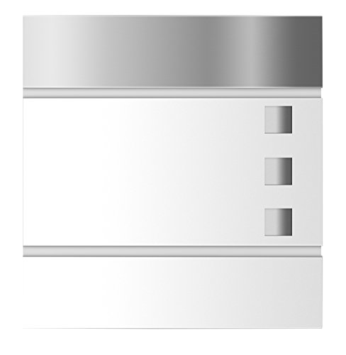 Preisvergleich Produktbild frabox Design Briefkasten Lens EXKLUSIV Special Edition, RAL 9016 Verkehrsweiß