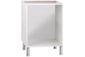 Dekohome Modulo Horno Cocina Blanco 60x70cm Ancho x Alto y 56cm Profundo