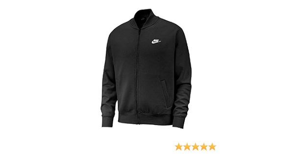Nike Club Bomber Sweat Jacket - Black 