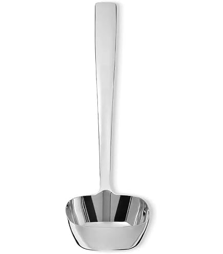 Alessi MW03/7 Set 6 Cuillères à Thé Dressed – Acier Inox 18/10 Brillant Relief, Design Marcel Wanders