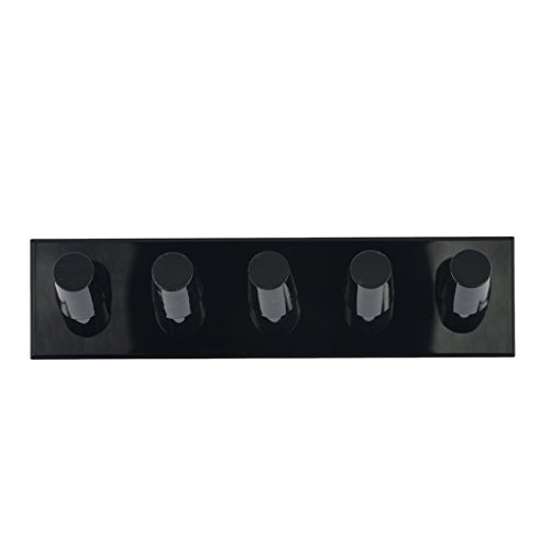 Gazechimp 1-5 Fingerring Anzeige Schmuckständer Acryl Ständer Schmuckständer Display Schwarz Vitrine - 8