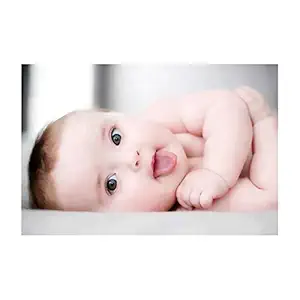 Techbite New Born Baby Girl/Boy Poster for Wall Pregnant Women Cute Large Posters in Room Bedroom with Big Size Matt Finish, Size - 12 x 18 Inch, Single Photo
