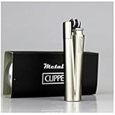 Clipper Metal Klasik Taşlı &Ccedil;akmak Silver G&uuml;m&uuml;ş Gri