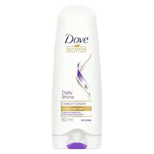 Dove Daily Shine Hair Conditioner with Nutritive Serum for Smooth & Shiny Hair, 80 ml