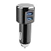 Produktbild Auto Ladegerät Dual USB 2 Port Auto Car Kit FM Übermittler Transmitter | 5V 2.4A Wireless Sender In Car Radio Adapter | LCD MP3 Player Freisprecheinrichtung für iphone / Samsung (Schwarz)