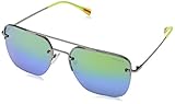 Protective case included Prada Linea Rossa 0PS 54SS Gafas de sol, Gunmetal, 55 para Hombre