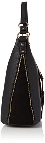 New Look Women's Ali Hobo Top-Handle Bag Black (Black)