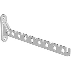 Element System 11202-00003 Laura Support ceintres inclinable/incluant vis/chevilles Blanc