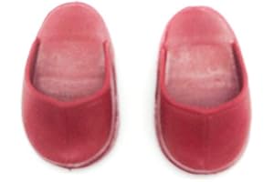 Folk Artesanía Par Zapatos Zueco muñecas maniquí Tipo Sintra, Simona. Ideales para muñeca clásica 42 cm., Medidas 5,5 x 3 cm. En Colores a Elegir. Fabricado en España (Marrón)