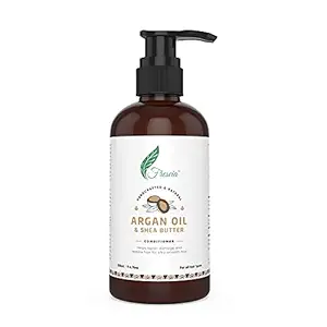 Frescia Argan Oil & Shea Butter Conditioner | Smooth & Silky Hair After Every Application | Suits Dry Frizzy & Curly Hair | Natural & No Sulphate Paraben | Nourishing Conditioner For Men & Women, 200ml
