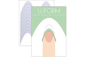 ‎ND24 NAILDESIGN French Maniküre Schablone U-Form - French Nail Smile Line - 30er Pack