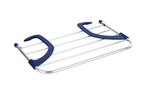 Wenko 63001100 Balkonwäschetrockner Alu, Aluminium, 53,5 x 16 x 34 cm, silber matt - 4
