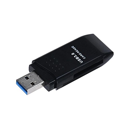 Generic 5 Gbps Schnelle USB 3.0 Adapter SD/Micro SD Kartenleser – Schwarz - 7
