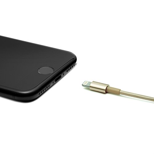 Original iProtect 2in1 SET mit USB Ladekabel / Datenkabel und Netzteil für Apple iPhone 7, 7 Plus, iPhone SE, 5 5s 5c, iPhone 6, iPhone 6s, 6 Plus, iPod Touch 5G, iPad mini, iPad mini 2, iPad 4, iPad Air, iPad Air 2, iPod Nano 7G in Gold - 4