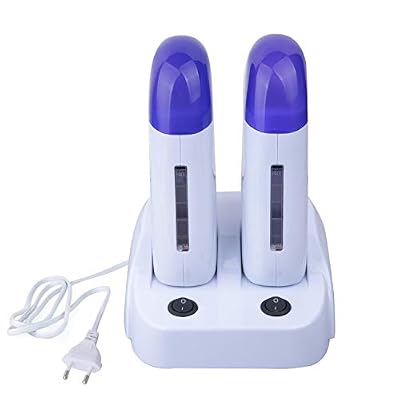Vinteky Chauffe Cire Roll on Epilation/Appareil Double Cartouches Cire épilation/épilation pour beauté