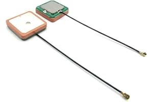 TREADALT-TEC 28 dB High Gain GPS Built-in Ceramic Active Antenna for Timing, Marine Navigation GPS Module Receiver Tracking with UFL Interface
