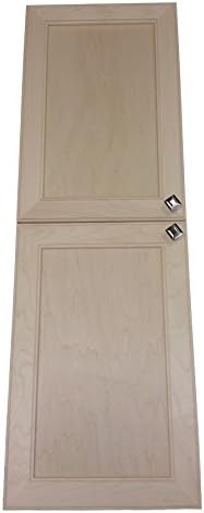 Wood Cabinets Direct 64" High Maxwell on The Wall Two Door Frameless Pantry Cabinet 3.5" D